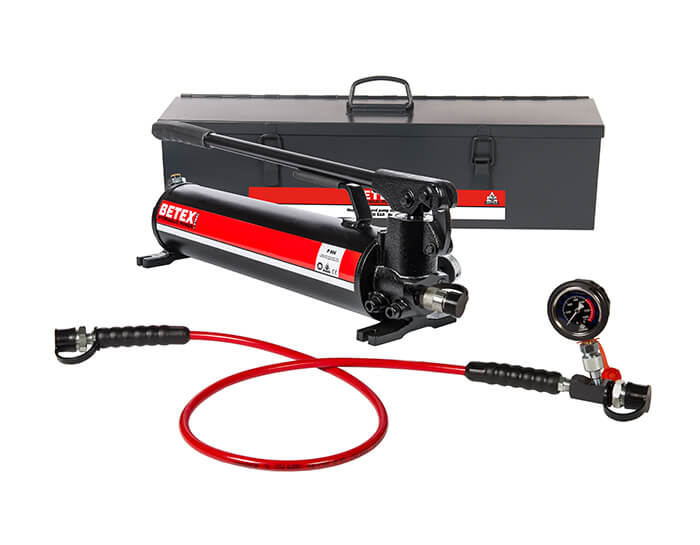 Betex Handpumpensatz BETEX P 904 inklusiv Stahlkiste - Hydraulische Hand- und ...