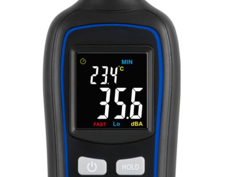 Digital decibel meter BETEX 1500 display